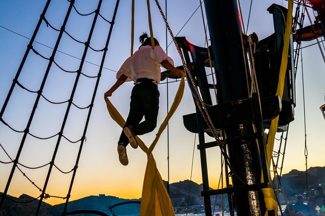 Yo Ho Pirate Sunset Dinner Cruise in Cabo San Lucas - Dinner is filling, but the setup is informal